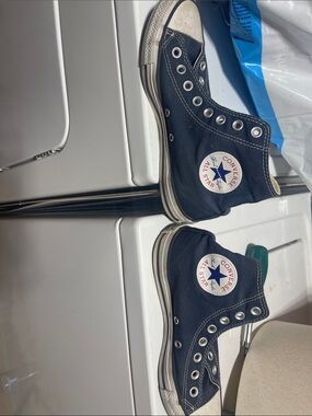 Converse High Top Sneakers - blue with White Trim